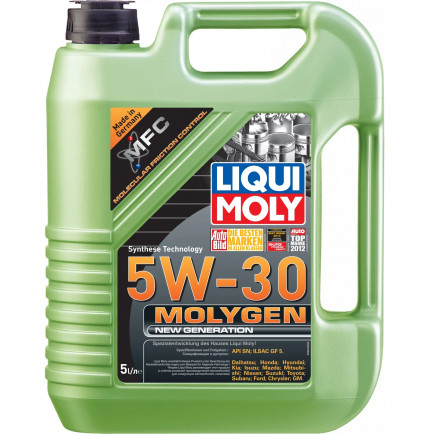 Масло моторное LIQUI MOLY Molygen New Generation 5W-30 SN, A3/B4 5л.