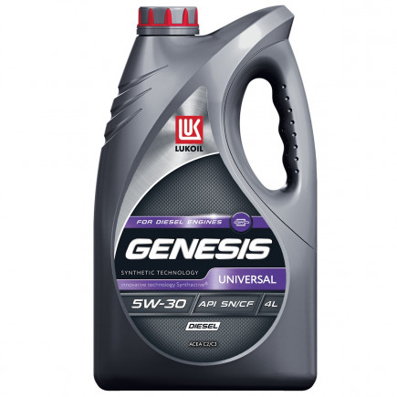 Масло моторное ЛУКОЙЛ GENESIS UNIVERSAL DIESEL 5W-30 4л.